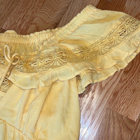 NWT Free People Endless Summer Moonlight Ocean Maxi Dress Size Med Sunset Gold - Picture 7 of 10